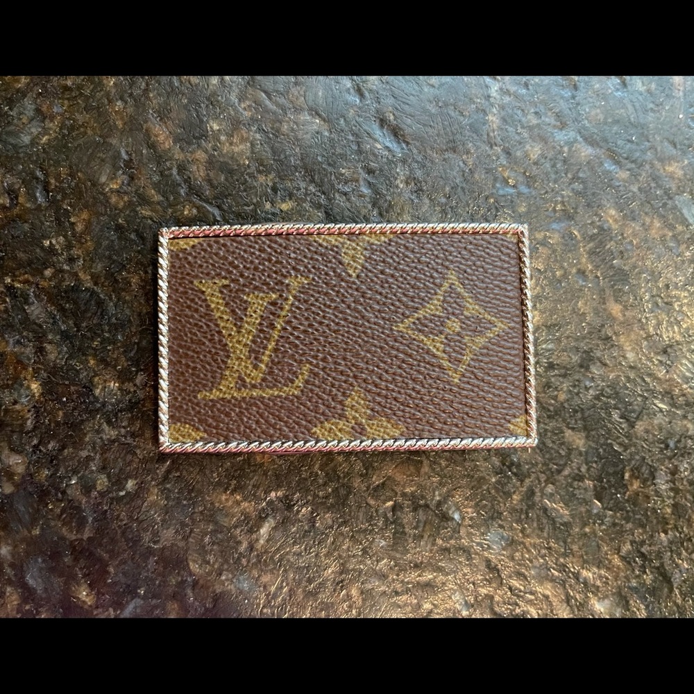 LV Upcycled Belt Buckle